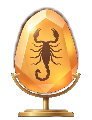 The gem on a brass museum stand